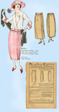 1920s Vintage Butterick Sewing Pattern 2666 Uncut Misses Edwardian Skirt Sz 26 W