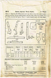 Butterick 2813: 1940s Misses WWII Hostess Apron Sz MED Vintage Sewing Pattern