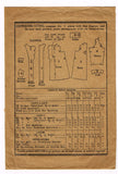 1920s Vintage Butterick Sewing Pattern 2829 Toddler Girls Scalloped Coat Size 4 - Vintage4me2