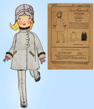 1920s Vintage Butterick Sewing Pattern 2829 Toddler Girls Scalloped Coat Size 4 - Vintage4me2