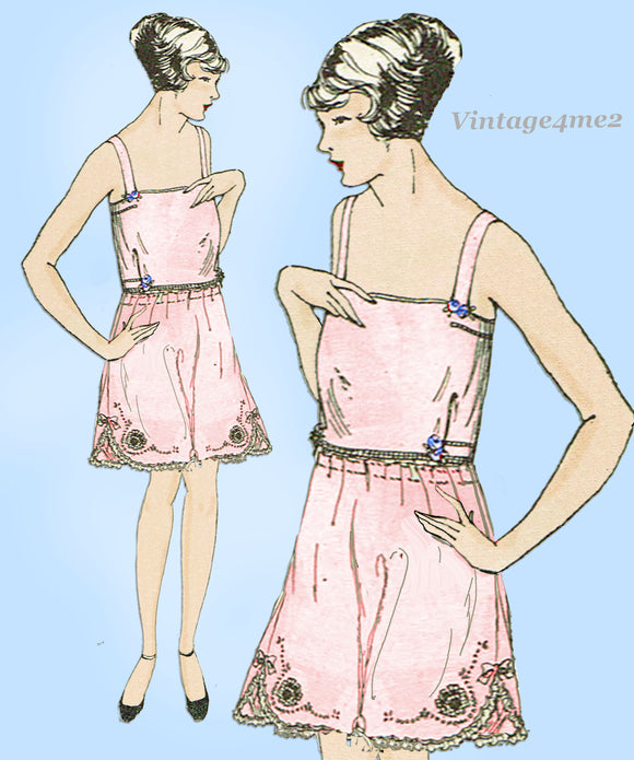 Butterick 2858: 1920s Misses Step In Drawers Sz 36 Waist Vintage Sewing Pattern