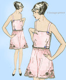 Butterick 2858: 1920s Misses Step In Drawers Sz 36 Waist Vintage Sewing Pattern