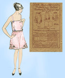 Butterick 2858: 1920s Misses Step In Drawers Sz 36 Waist Vintage Sewing Pattern