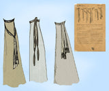 Butterick 2867: 1900s Gibson Girl Girdle & Sash Size 22 W Vintage Sewing Pattern - Vintage4me2