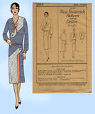 Butterick 2959: 1920s Rare Uncut Misses Dress Sz 40 Bust Vintage Sewing Pattern