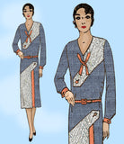 Butterick 2959: 1920s Rare Uncut Misses Dress Sz 40 Bust Vintage Sewing Pattern