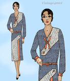 Butterick 2959: 1920s Rare Uncut Misses Dress Sz 40 Bust Vintage Sewing Pattern