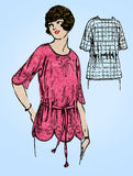 Butterick 2967: 1920s Misses Easy 1 Piece Blouse Sz 36 B Vintage Sewing Pattern - Vintage4me2