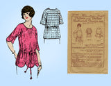 Butterick 2967: 1920s Misses Easy 1 Piece Blouse Sz 36 B Vintage Sewing Pattern - Vintage4me2
