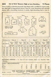 1940s Vintage Butterick Sewing Pattesrn 3042 WWII Little Girls Blouse Size 8 26B - Vintage4me2