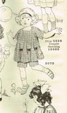 Butterick 3073: 1920s Cute Toddler Girls Bloomer Dress Sz3 Vintage Sewing Pattern