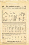 1940s Vintage Butterick Sewing Pattern 3109 Uncut WWII Toddler Boys Coat Size 6