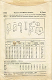 1940s Vintage Butterick Sewing Pattern 3136 Misses WWII Chemise Lingerie Sz 32 B