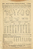 Fabric Requirements and Notions for Butterick 3144