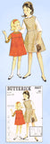 1960s Vintage Butterick Sewing Pattern 3237 Uncut Toddler Girls Jumper Dress Sz4