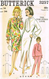 1960s Vintage Butterick Sewing Pattern 3257 Uncut Misses Tom Jones Nightgown 36B - Vintage4me2
