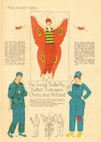 Butterick 3326: 1920s Rare Toddler Girls Butterfly Costume Sz 6 Vintage Sewing Pattern - Vintage4me2