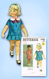 1960s Vintage Butterick Sewing Pattern 3452 Toddler Girls Drop Waist Dress Sz2 by Vintage4me2