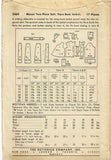 Butterick 3469: 1940s Petite Misses Uncut WWII Suit 28B Vintage Sewing Pattern