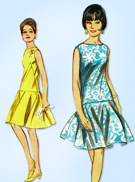 1960s Vintage Butterick Pattern 3578 Uncut Misses Cocktail Dress 36B –  Vintage4me2