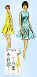 1960s Original Vintage Butterick Pattern 3578 Uncut Misses Cocktail Dress Sz 36B