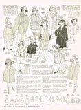 Butterick 3592: 1920s Charming Toddler Girls Coat Size 4 Vintage Sewing Pattern