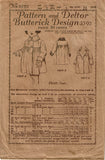 Butterick 3592: 1920s Charming Toddler Girls Coat Size 1 Vintage Sewing Pattern
