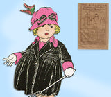 Butterick 3592: 1920s Charming Toddler Girls Coat Size 4 Vintage Sewing Pattern