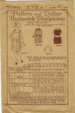 1920s Vintage Butterick Sewing Pattern 3603 Uncut Girls Edwardian Dress Size 8