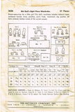 1940s Vintage Butterick Sewing Pattern 3626 Uncut 18 Inch Little Girl Doll Clothes Set