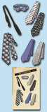 Butterick 3657: 1940s Rare Uncut Men's Tie Set Fits All Vintage Sewing Pattern