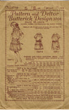 1920s Vintage Butterick Sewing Pattern 3708 Uncut Girls Edwardian Dress Size 8