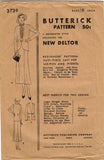 Butterick 3739: 1930s Stunning Misses Suit Size 38 Bust Vintage Sewing Pattern