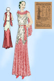 Butterick 3750: 1930s Misses Evening Gown Size 40 Bust Vintage Sewing Pattern - Vintage4me2