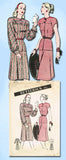 1940s Vintage 1946 Butterick Sewing Pattern 3776 Uncut Misses Dress Size 18 36B - Vintage4me2