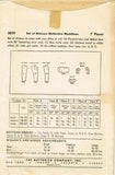 1940s Original Vintage Butterick Pattern 3859 Uncut WWII Misses Dickey 32 34 B