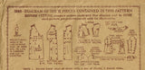 Butterick 3869: 1910s Uncut Misses Surplice Dress Sz 36 B Vintage Sewing Pattern