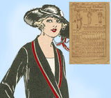 Butterick 3869: 1910s Uncut Misses Surplice Dress Sz 36 B Vintage Sewing Pattern - Vintage4me2
