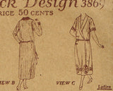 Butterick 3869: 1910s Uncut Misses Surplice Dress Sz 36 B Vintage Sewing Pattern