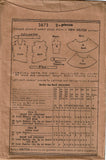 Butterick 3873: 1930s Uncut Misses Street Dress Size 36 B Vintage Sewing Pattern