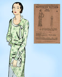 Butterick 3873: 1930s Uncut Misses Street Dress Size 36 B Vintage Sewing Pattern