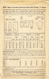 Butterick 3929: 1940s Uncut Misses Stylish Suit Size 32 B Vintage Sewing Pattern
