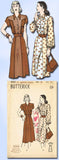 1940s Vintage Butterick Sewing Pattern 4202 Uncut Misses Petite Dress Size 34 B - Vintage4me2