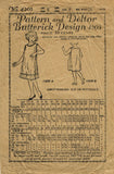 1920s Vintage Butterick Sewing Pattern 4205 Little Girls Princess Slip Size 8