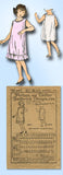 1920s Vintage Butterick Sewing Pattern 4205 Little Girls Princess Slip Size 8