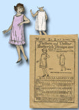 1920s Vintage Butterick Sewing Pattern 4205 Toddler Girls Princess Slip Size 6