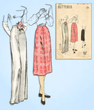 1940s Original Vintage Butterick Pattern 4235 Easy Misses Day or Night Skirt 24W