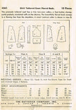 1940s Vintage Butterick Sewing Pattern 4261 Toddler Girls Flared Coat Size 6 - Vintage4me2