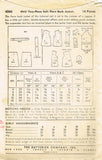 1940s Vintage Butterick Sewing Pattern 4280 Little Girls Boxy Suit Size 8 26 B - Vintage4me2