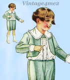 Butterick 4380: 1940s Rare Sweet Baby Boys Suit Size 3 Vintage Sewing Pattern
